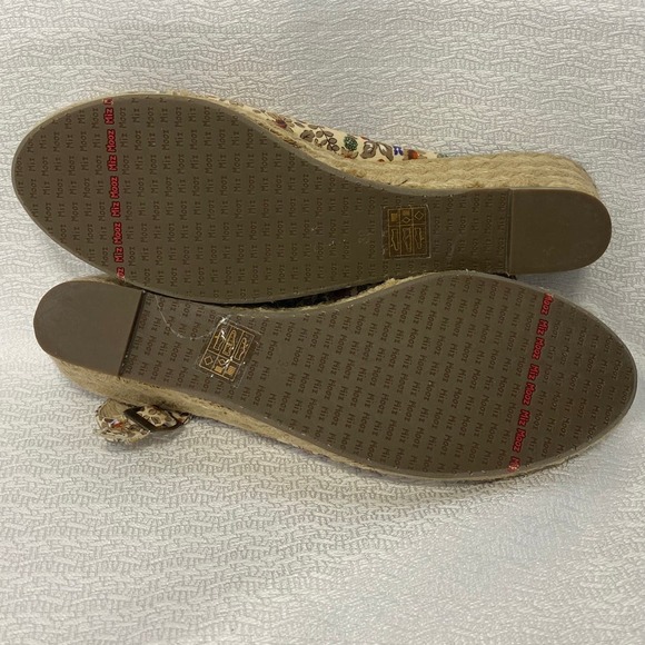 Miz Mooz AJDA Floral Espadrille Wedge Sandals Size 39 - Picture 5 of 8